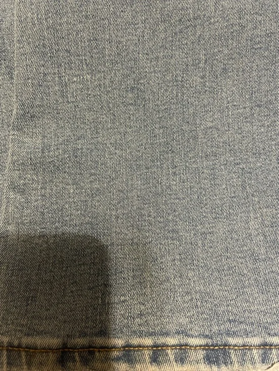 Women’s Light Blue Distressed Flare Jeans - Picture 4 of 5